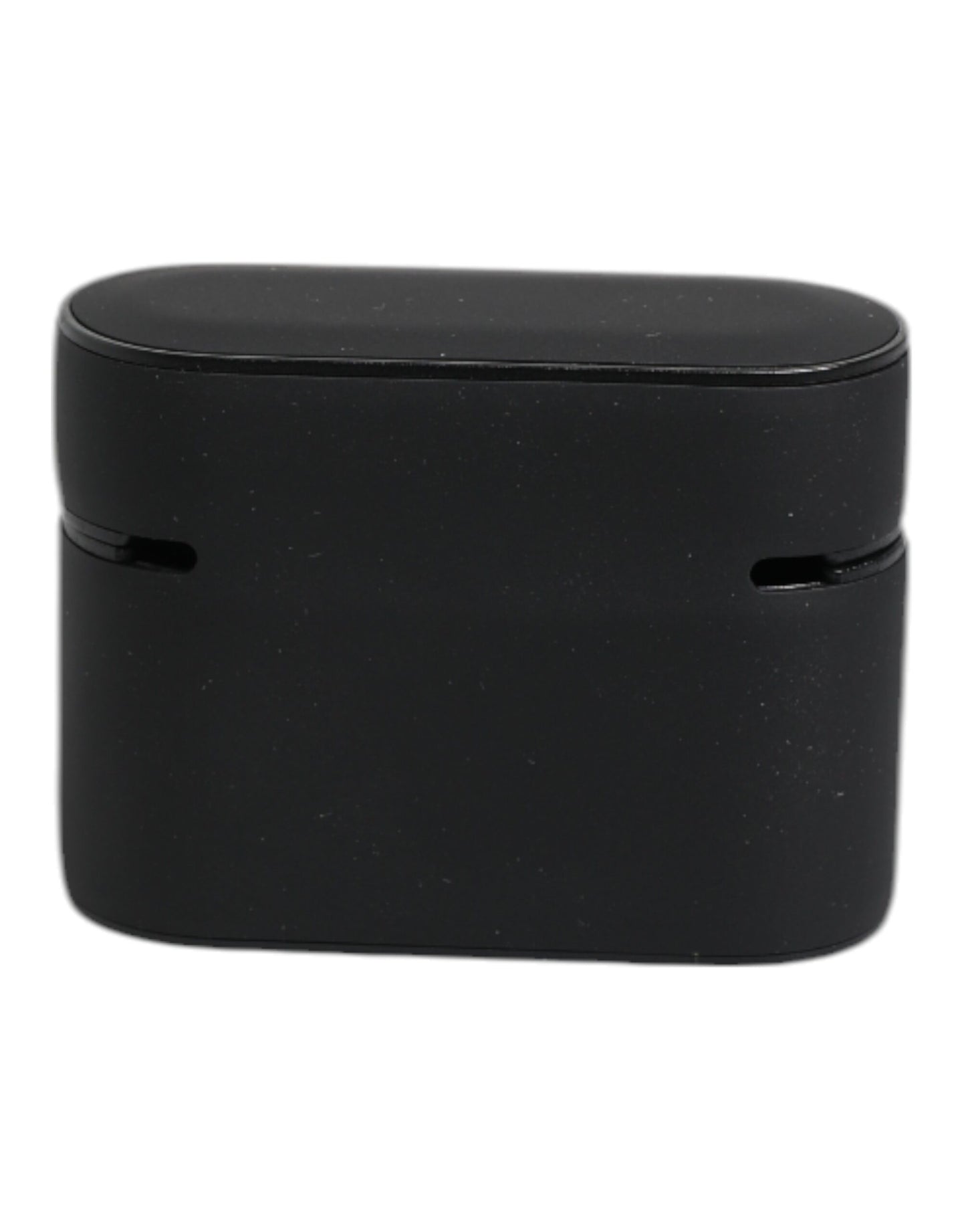 Étui pour Airpods Dolce & Gabbana en silicone noir et orange avec logo en relief