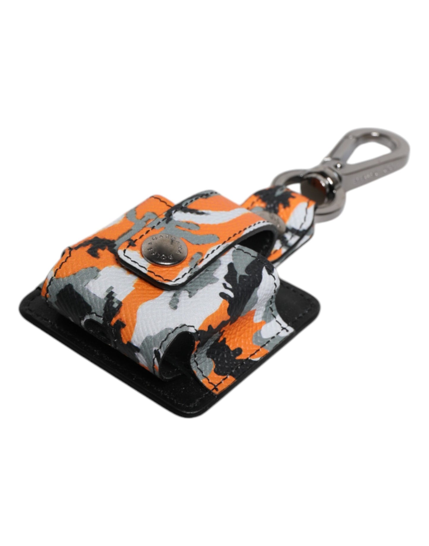 Étui pour Airpods en cuir camouflage multicolore Dolce & Gabbana