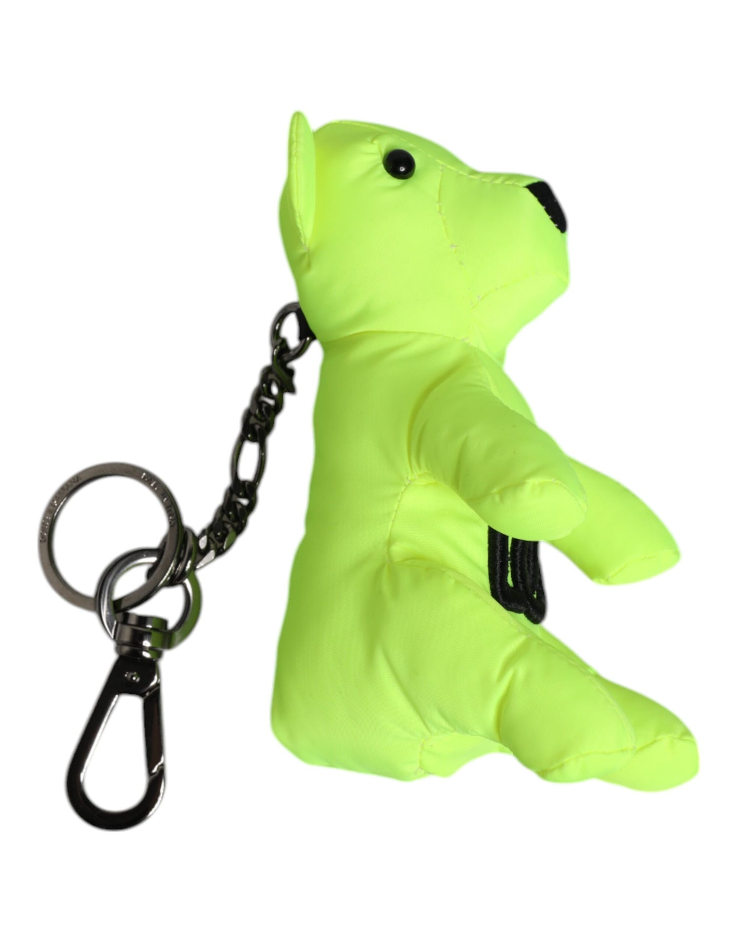 Porte-clés Dolce & Gabbana avec logo brodé ours vert