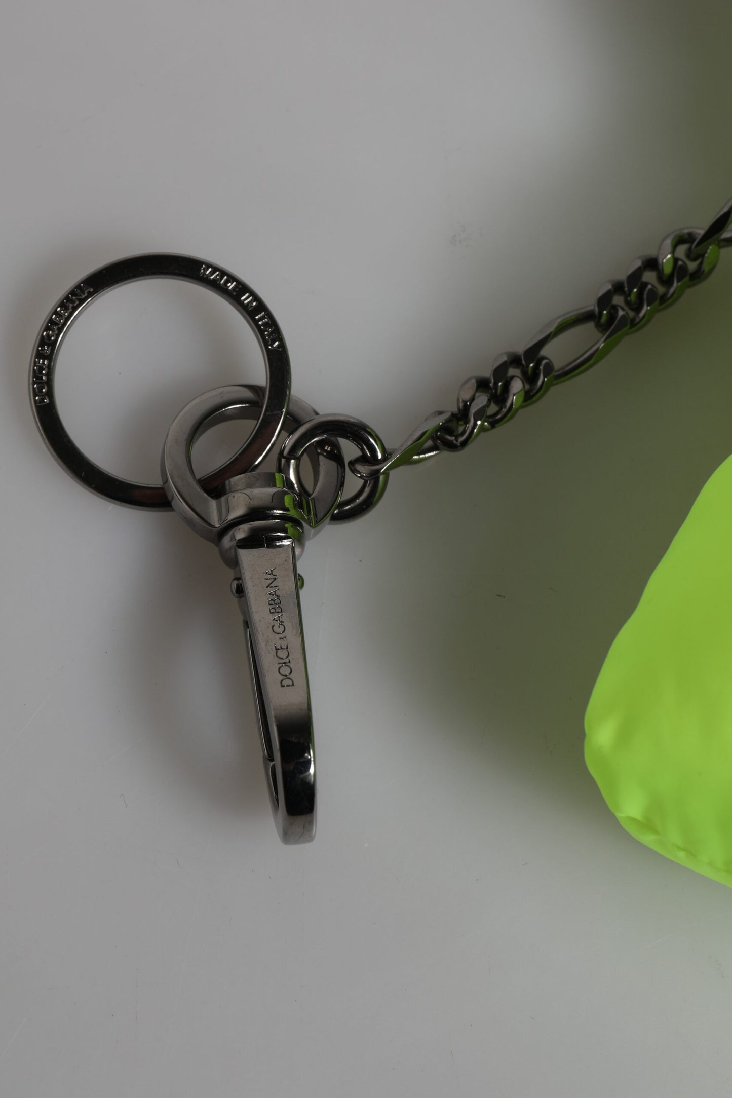 Porte-clés Dolce & Gabbana avec logo brodé ours vert