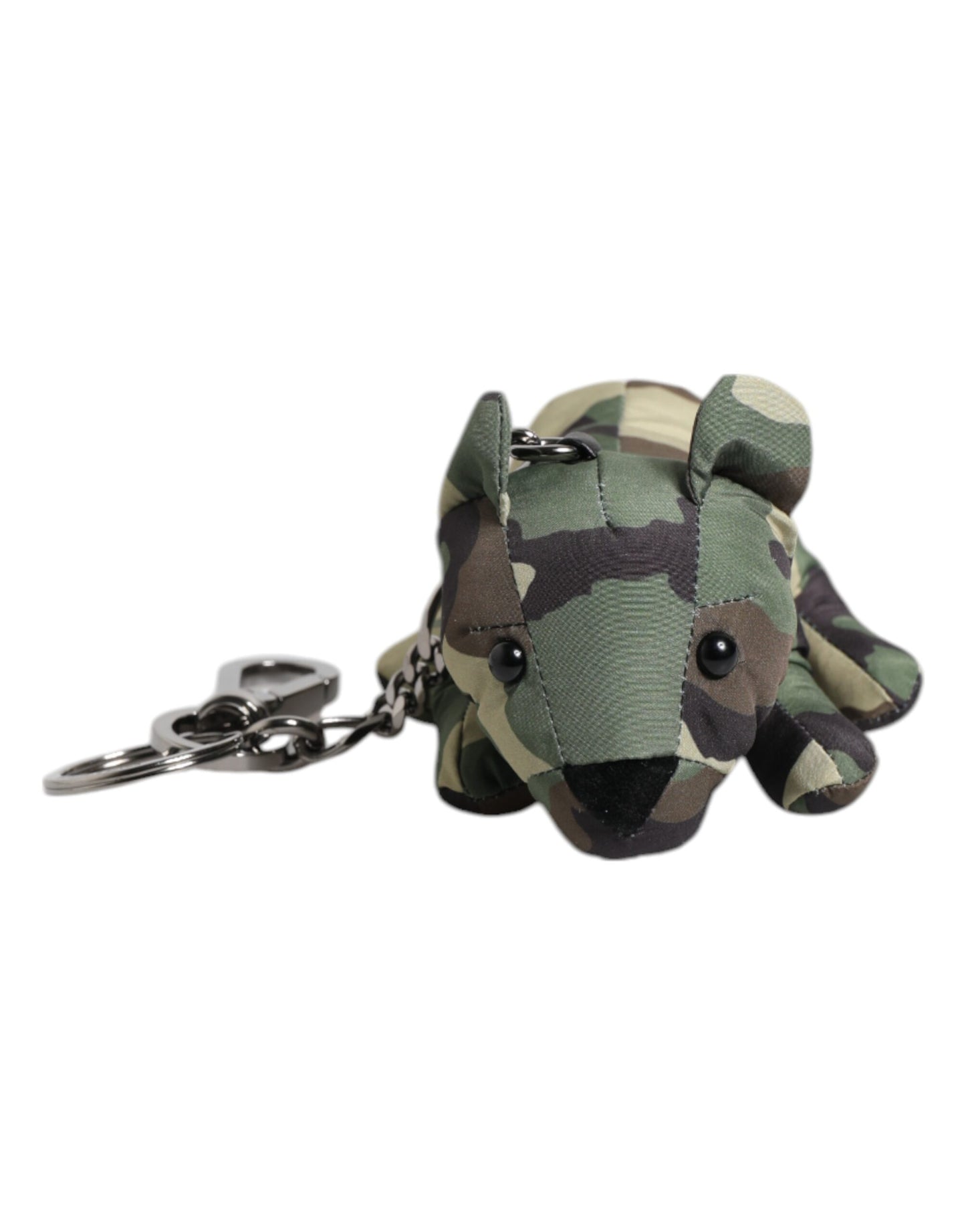 Dolce & Gabbana Multicolor Camouflage Animal Silhouette Keychain