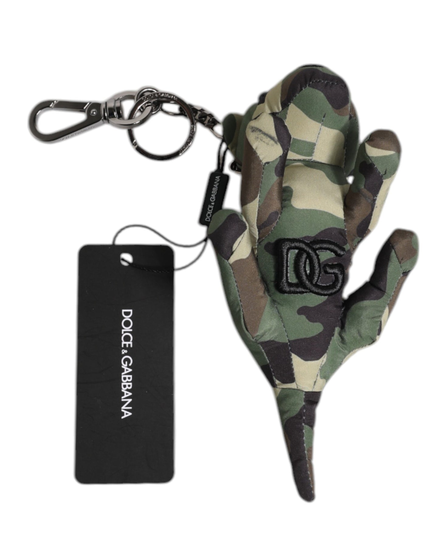 Dolce & Gabbana Multicolor Camouflage Keychain Keyring