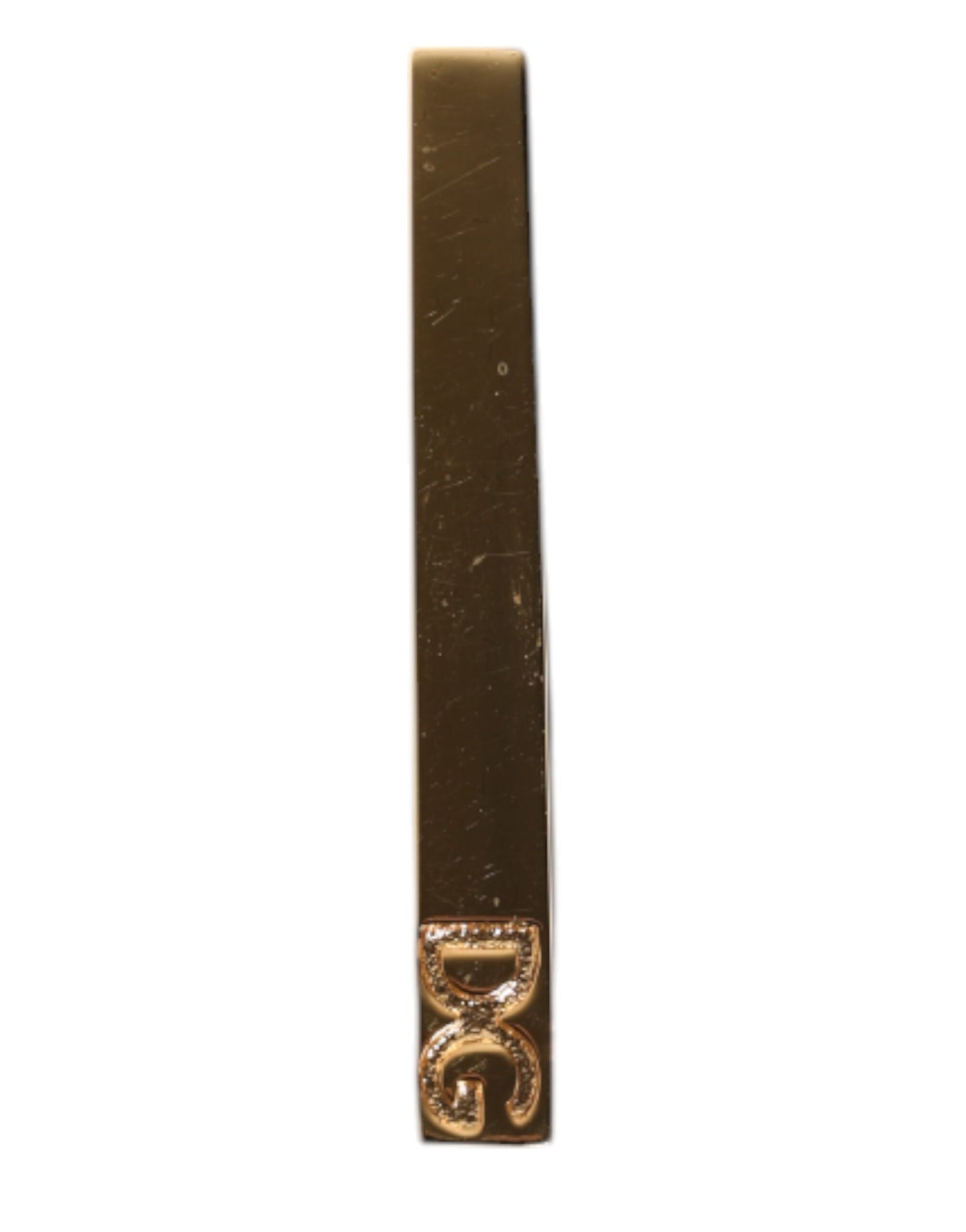 Pince à cravate Dolce & Gabbana en laiton doré avec logo