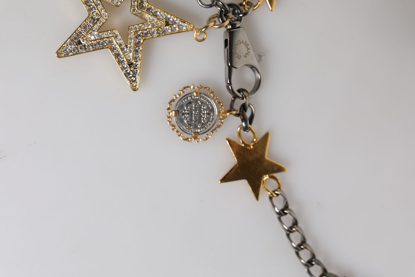 Ceinture chaîne Dolce & Gabbana ornée de laiton argenté et doré