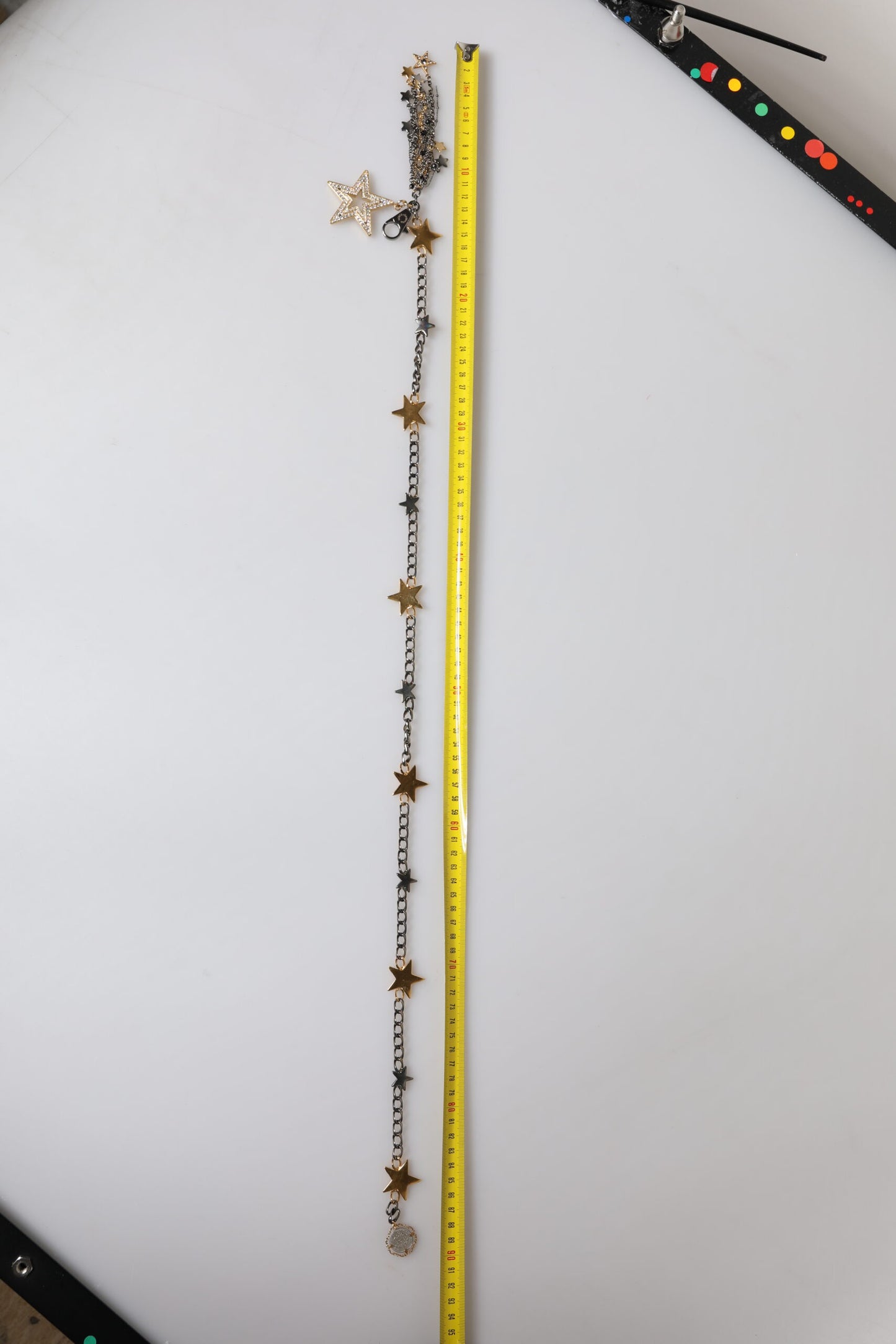 Ceinture chaîne Dolce & Gabbana ornée de laiton argenté et doré