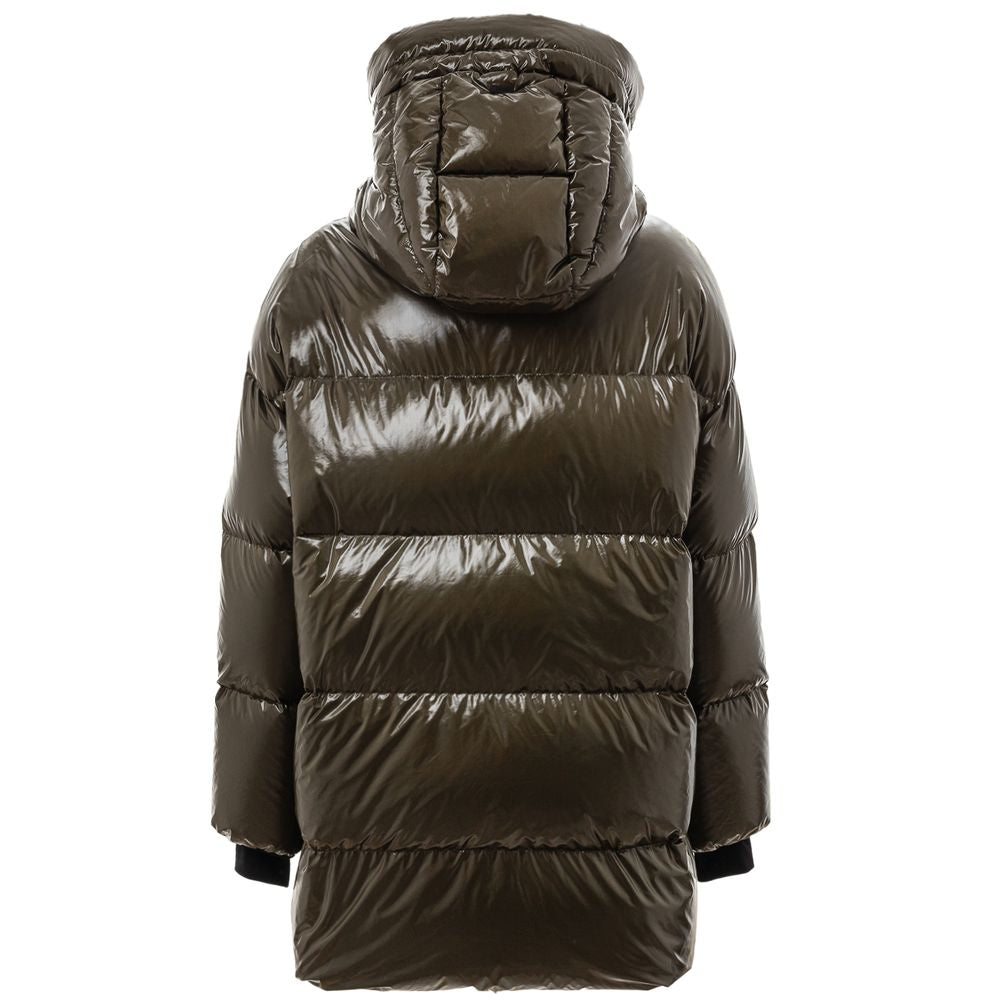 Vestes et manteaux en polyamide vert Herno