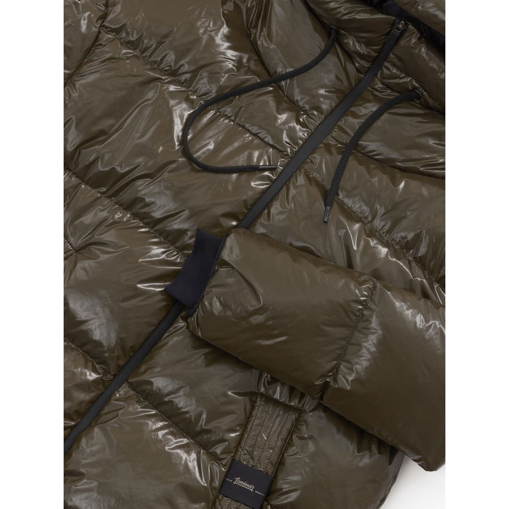 Vestes et manteaux en polyamide vert Herno