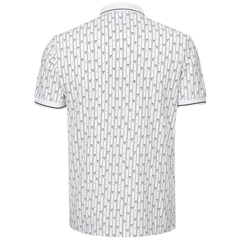 Dolce & Gabbana White Cotton Polo Shirt by Dolce & Gabbana
