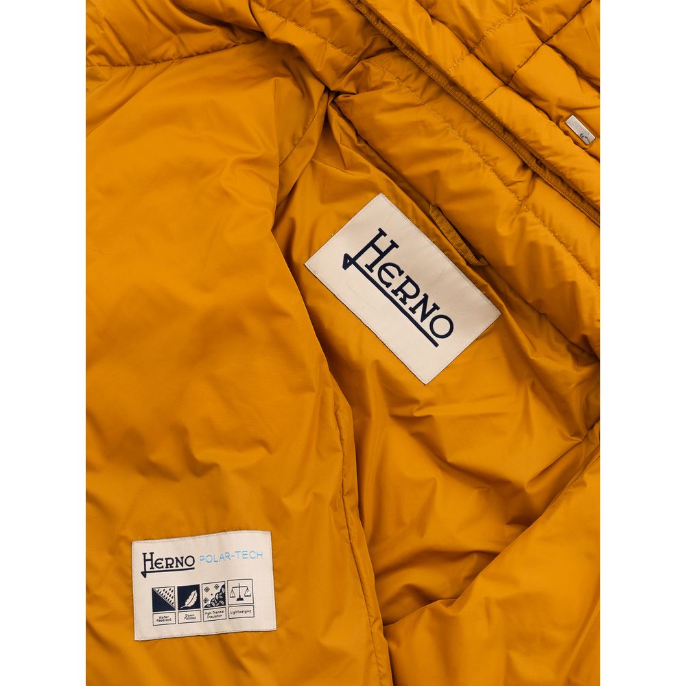 Vestes et manteaux Herno en polyamide jaune