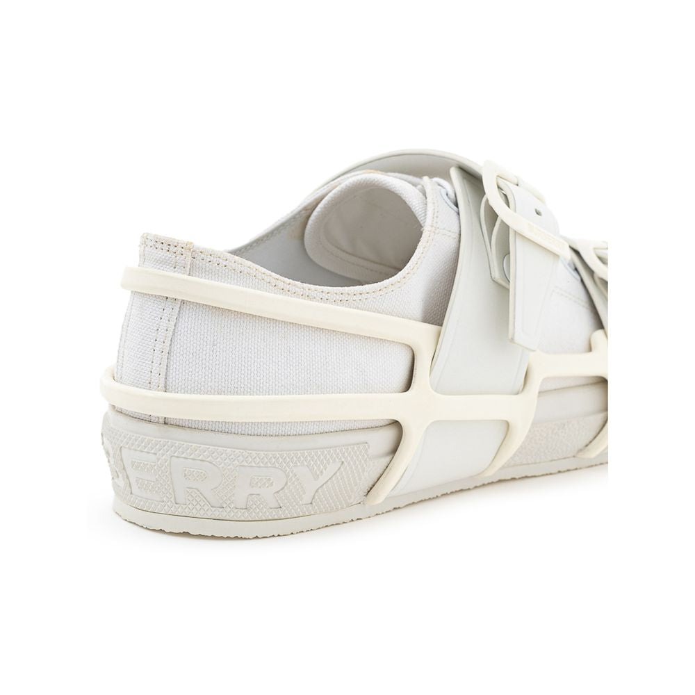 Baskets Burberry en coton blanc