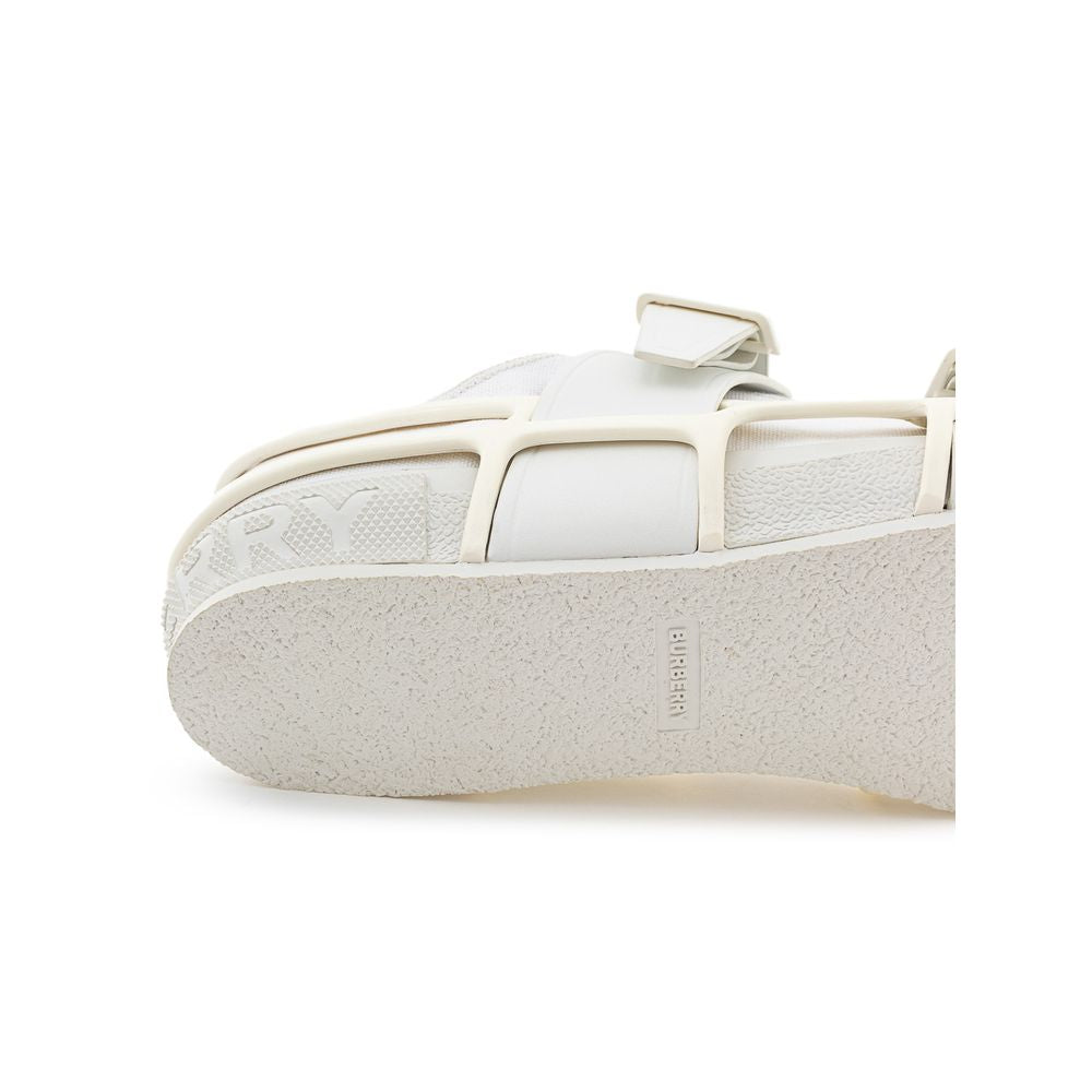 Baskets Burberry en coton blanc
