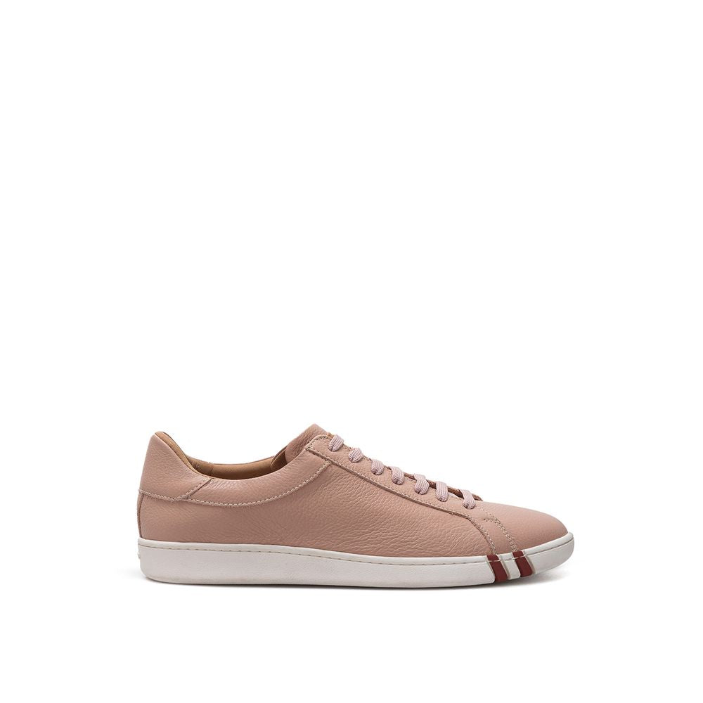 Bally Pink Leather Sneaker by Bally