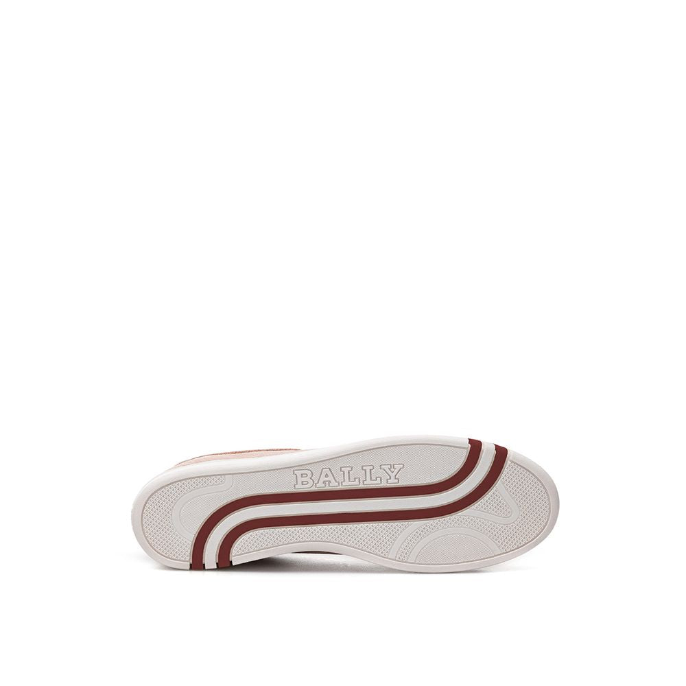 Bally Pink Leather Sneaker by Bally