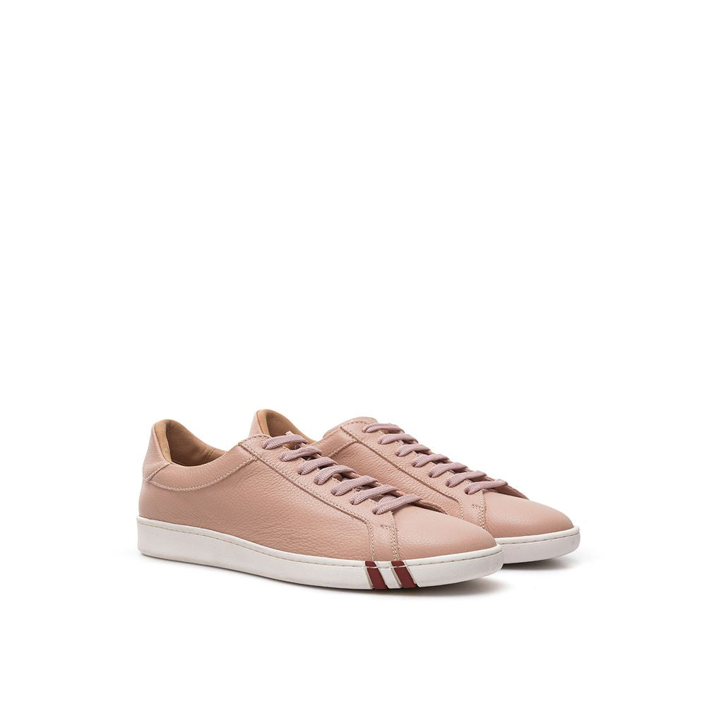 Bally Pink Leather Sneaker by Bally
