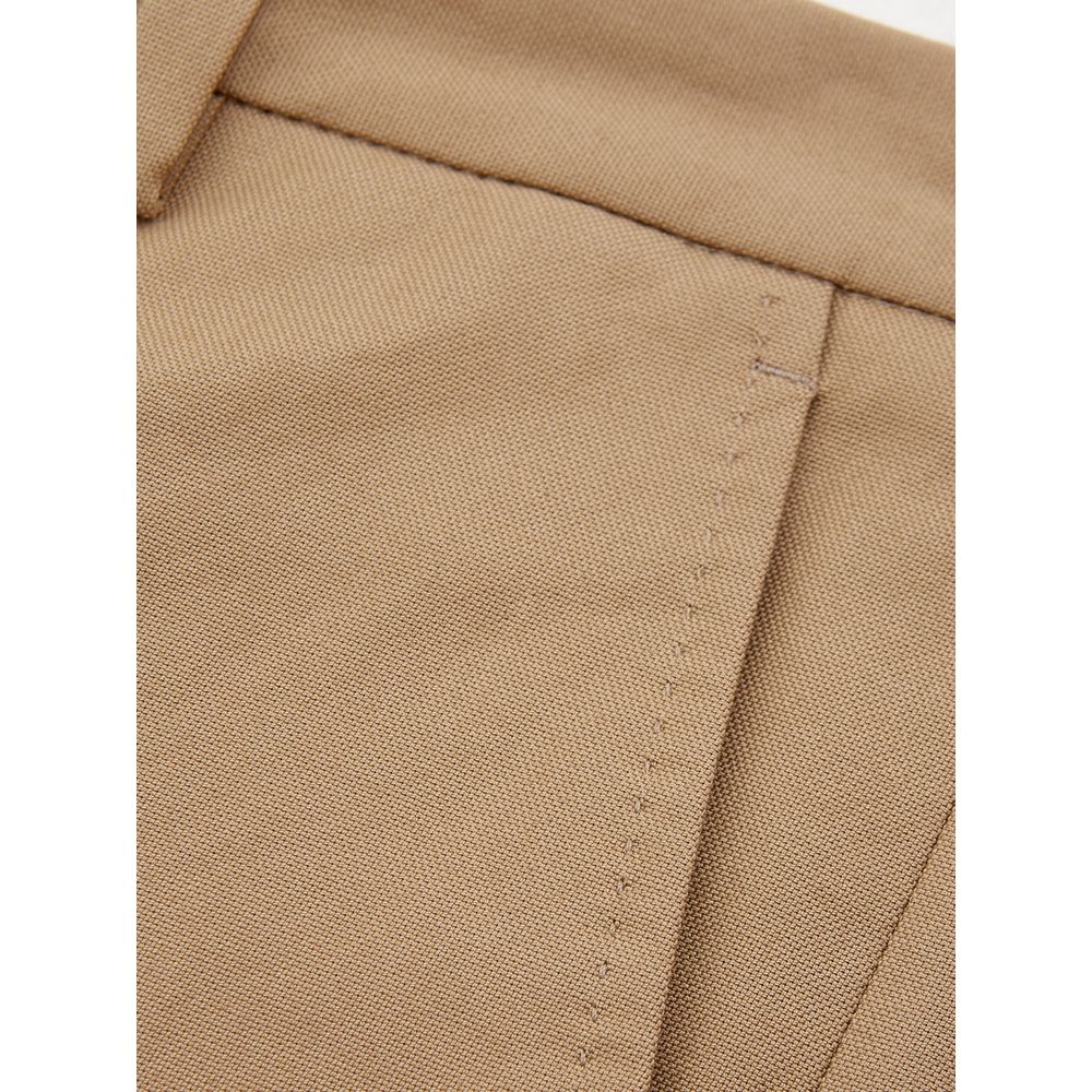 Lardini Elegant Brown Cotton Trousers for Women by Lardini