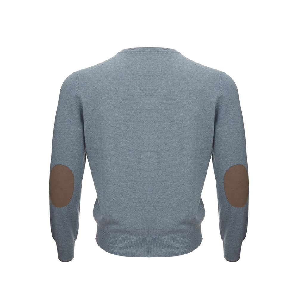 Gran Sasso Elegant Cashmere Sweater in Chic Gray by Gran Sasso