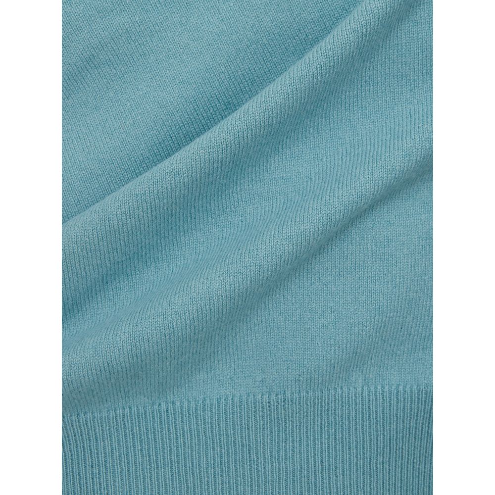 Gran Sasso Turquoise Cashmere Sweater Elegance by Gran Sasso