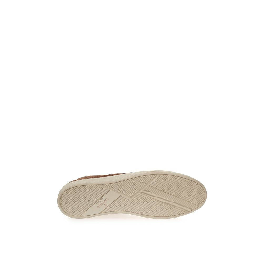 Lardini Elegant Suede Sneakers in Rich Brown by Lardini