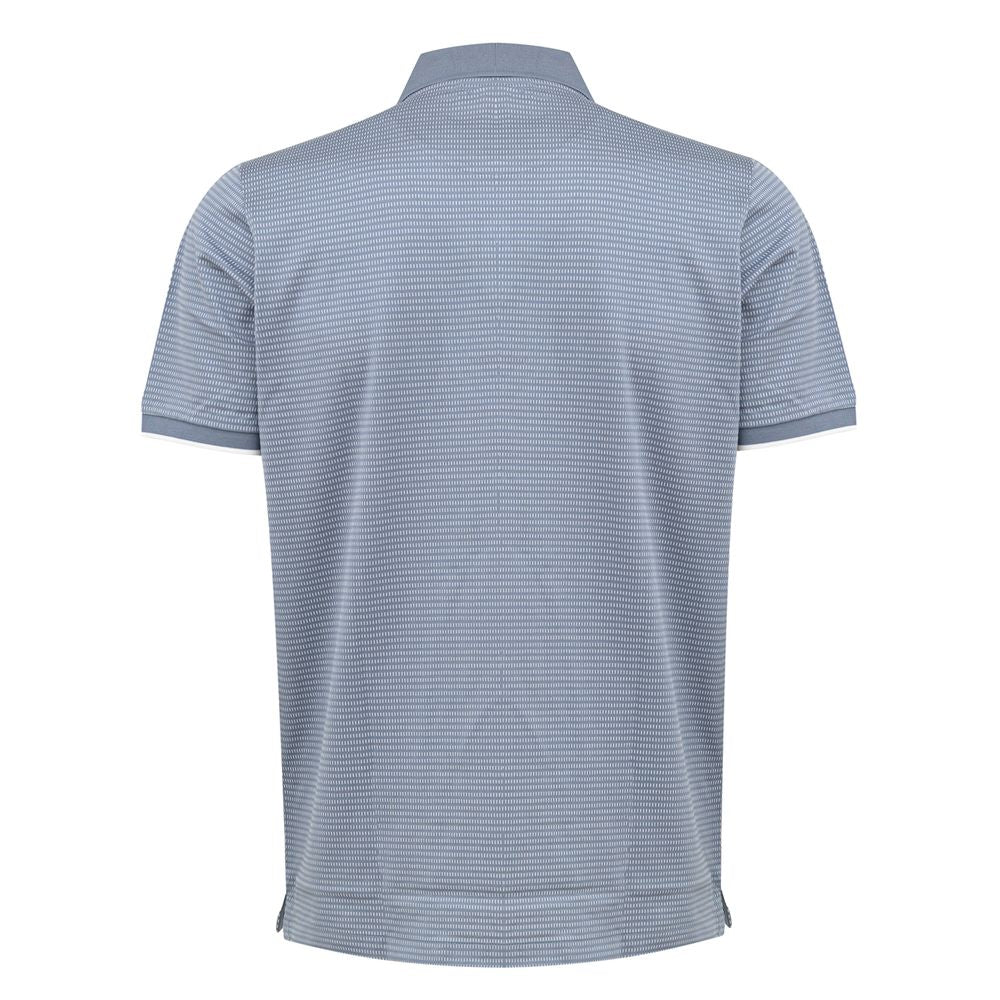 Polo Dunhill en coton bleu