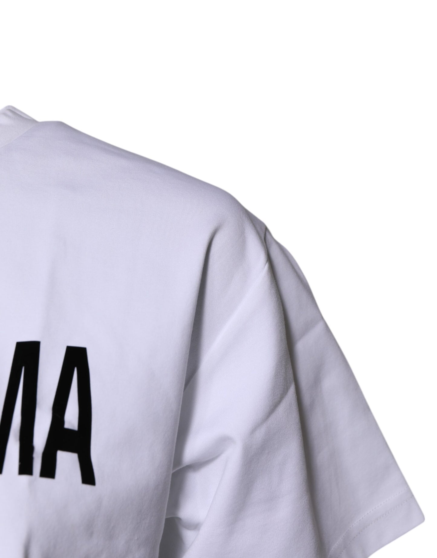 T-shirt ras du cou en coton blanc Bellissima de Dolce & Gabbana