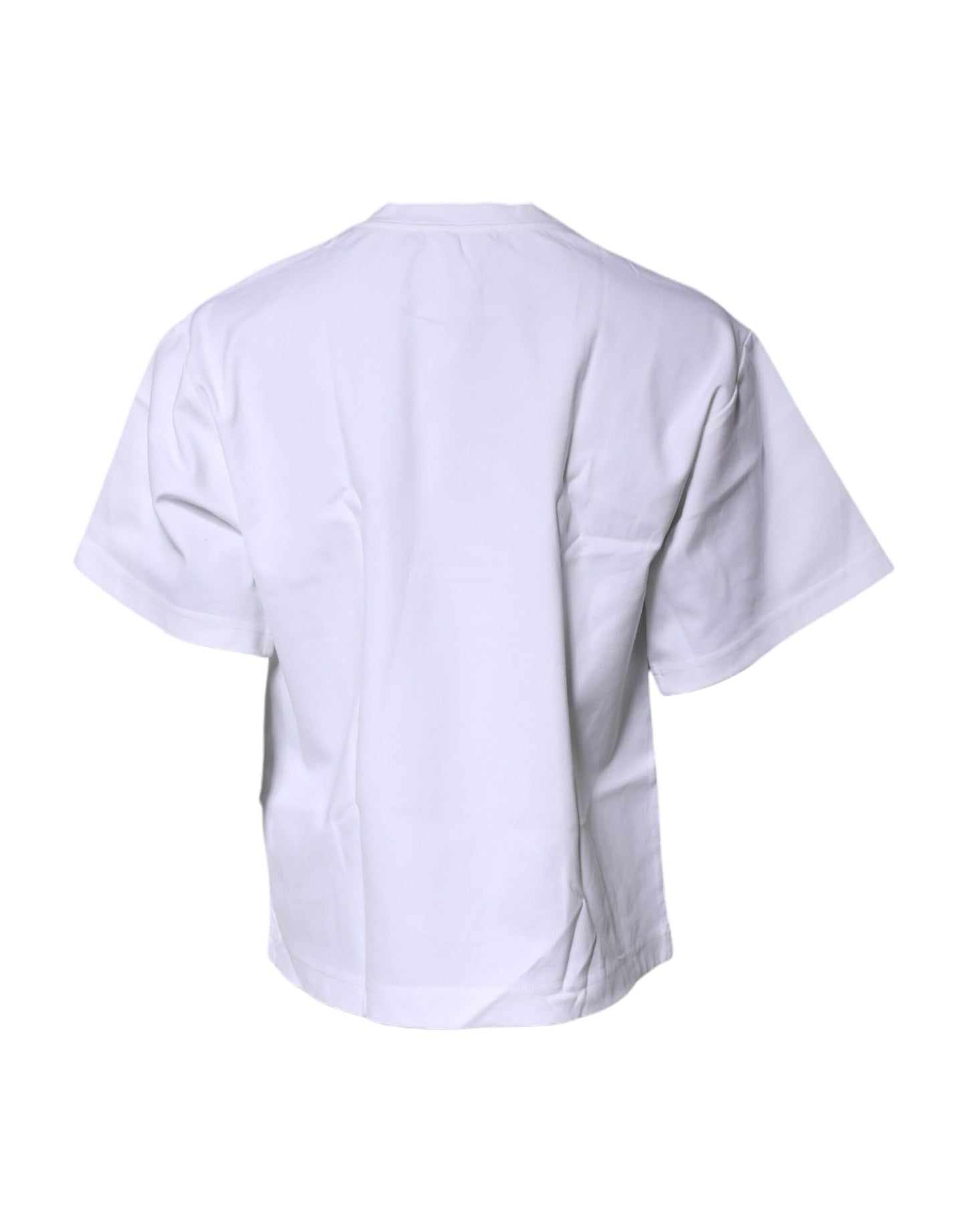 T-shirt ras du cou en coton blanc Bellissima de Dolce & Gabbana