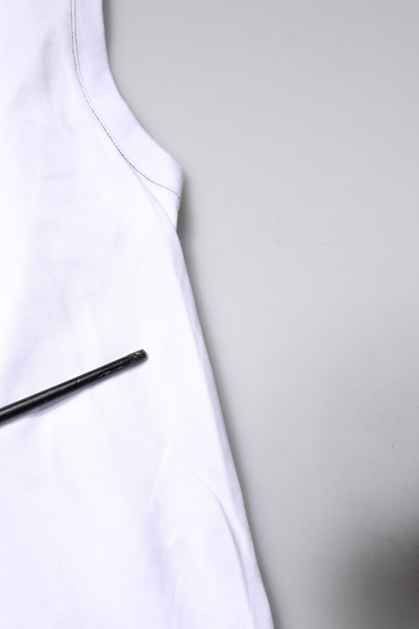 T-shirt débardeur imprimé sans manches en coton blanc Dolce & Gabbana