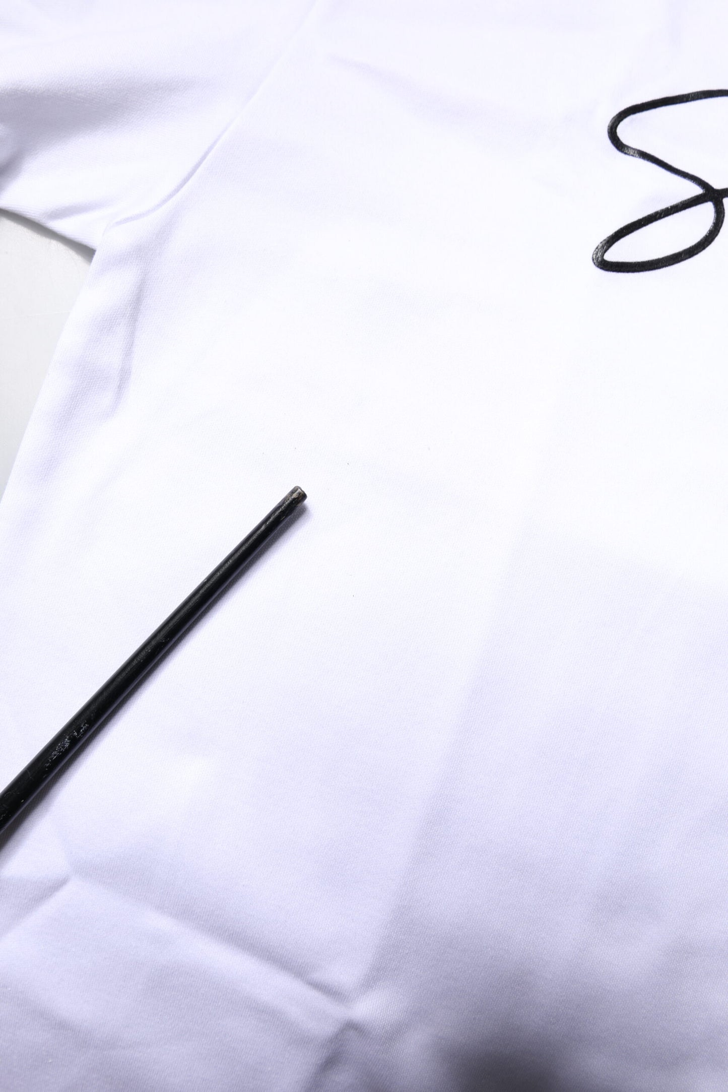 T-shirt col rond en coton imprimé blanc Dolce & Gabbana