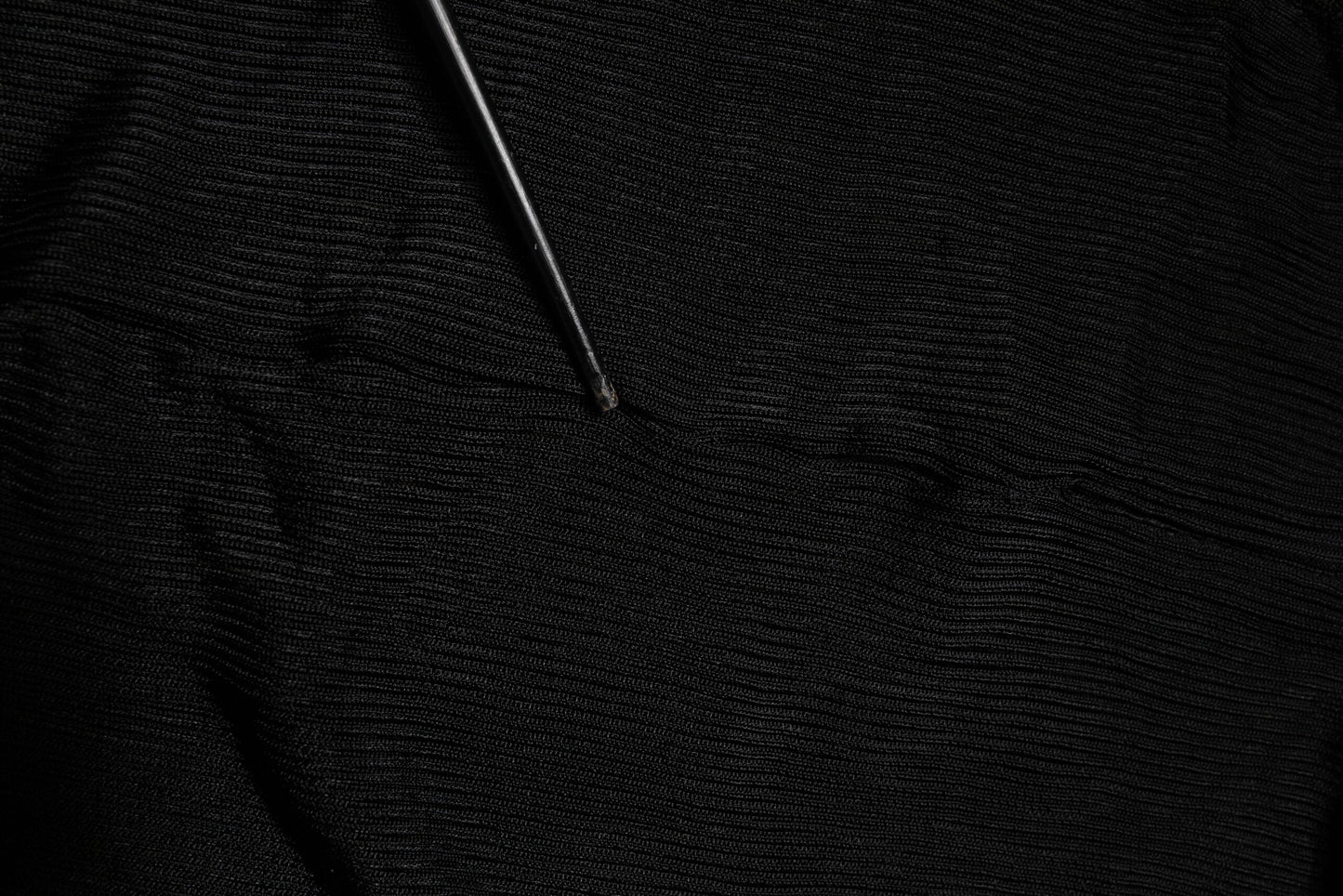 Dolce & Gabbana Haut slim à col roulé et manches longues en tricot noir