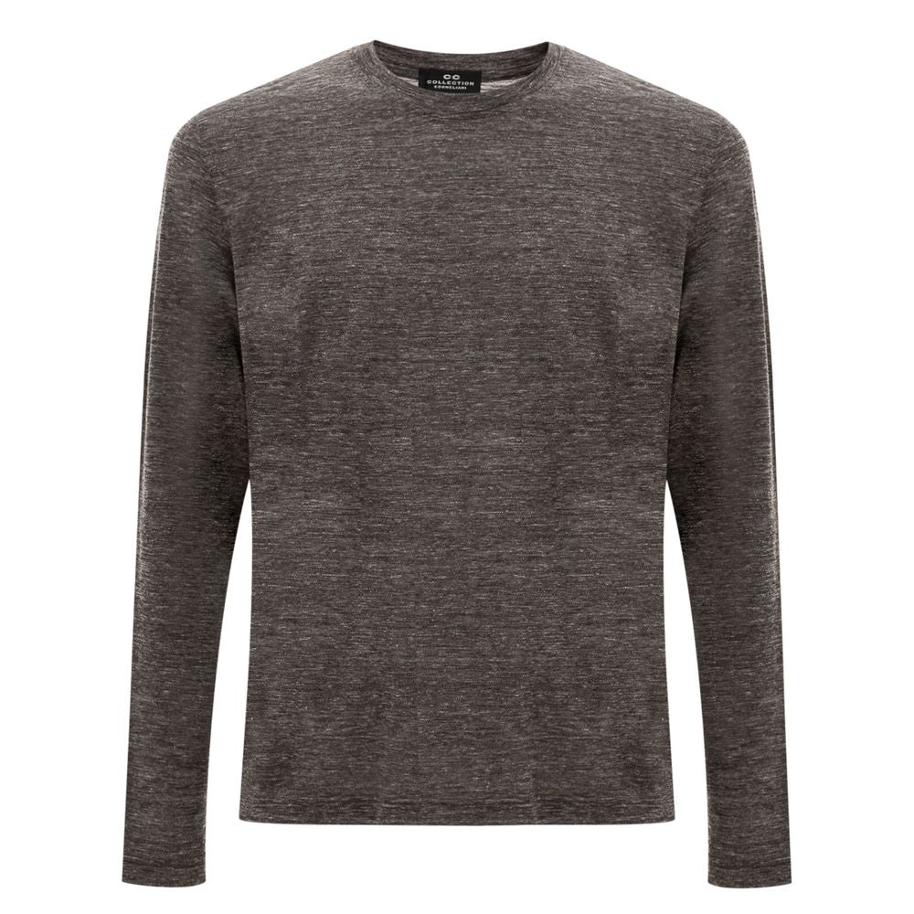Corneliani Gray Wool T-Shirt by Corneliani