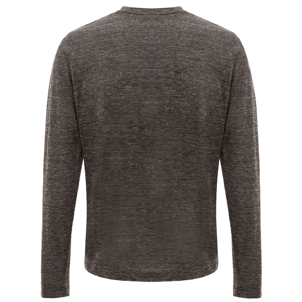 Corneliani Gray Wool T-Shirt by Corneliani