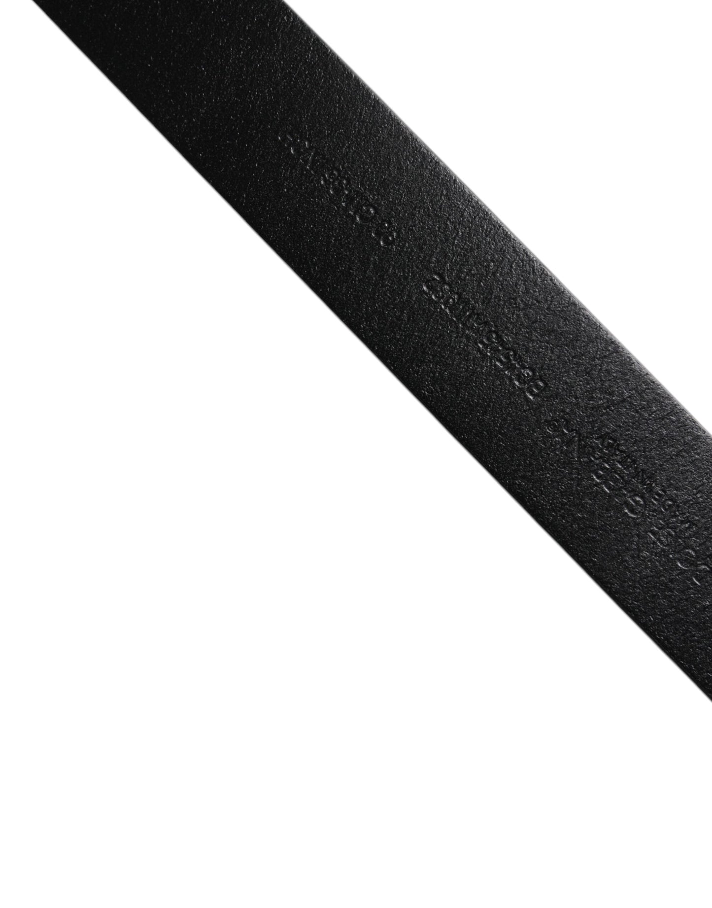 Ceinture classique à boucle métallique en cuir de veau marron Dolce & Gabbana