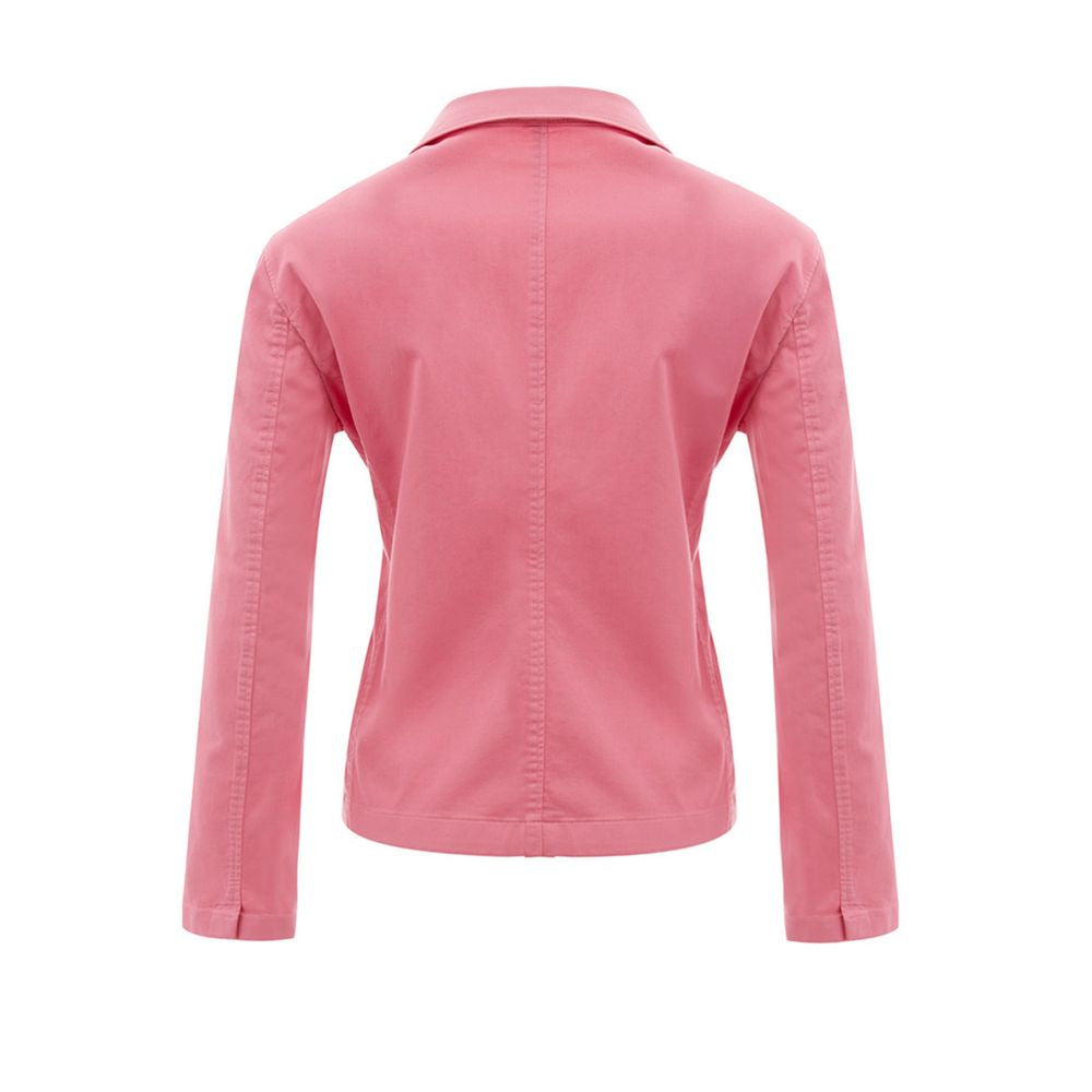 Veste élégante en coton rose Lardini pour elle