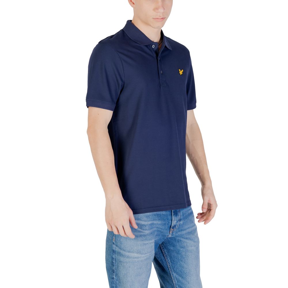 Polo en coton bleu Lyle & Scott