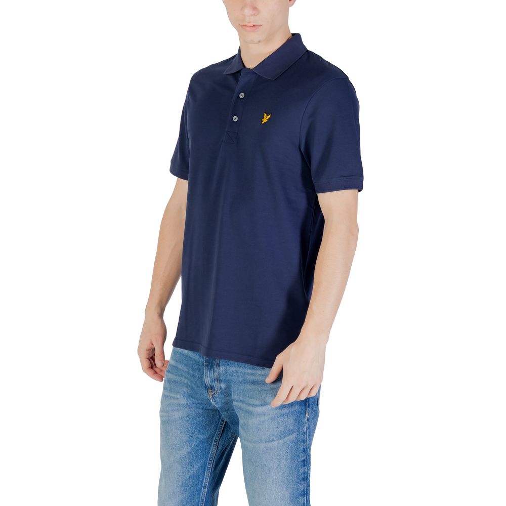 Polo en coton bleu Lyle & Scott