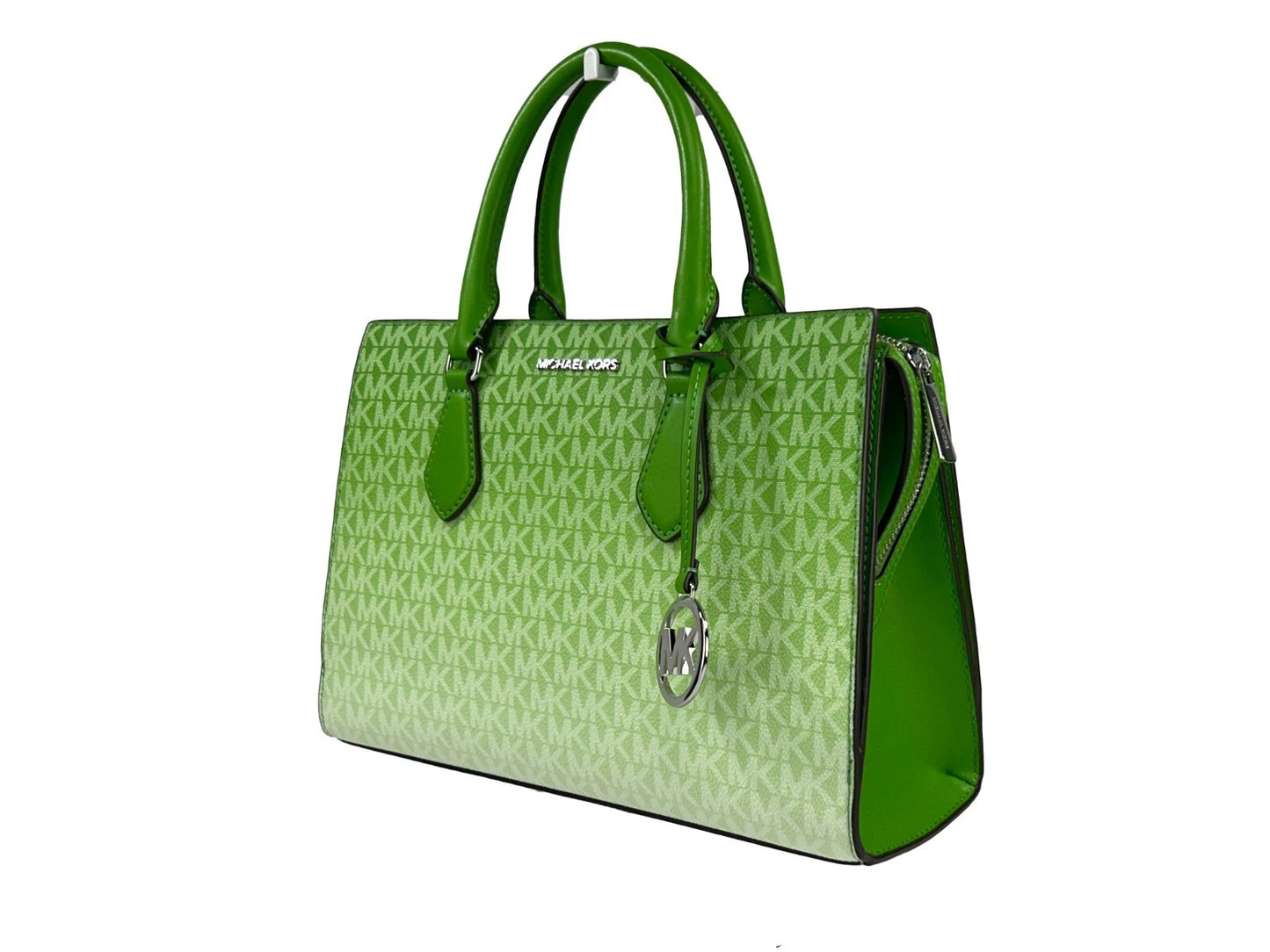 Sac à main bandoulière Michael Kors Sheila de taille moyenne, vert jungle