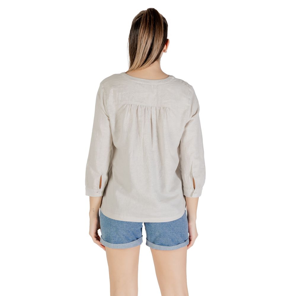 Chemisier en lin beige Street One