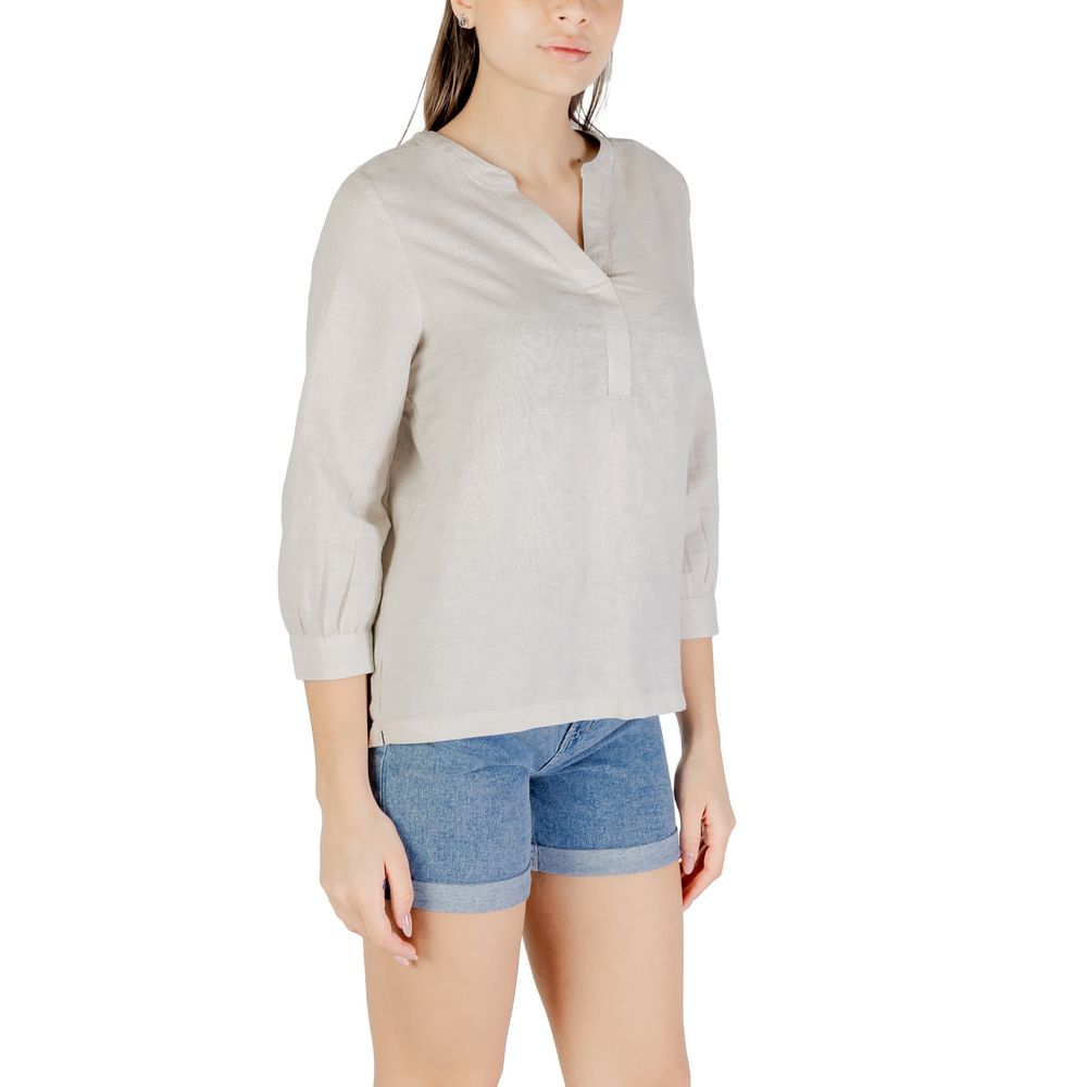 Chemisier en lin beige Street One
