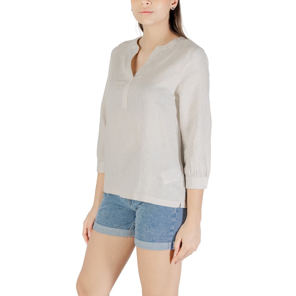 Chemisier en lin beige Street One