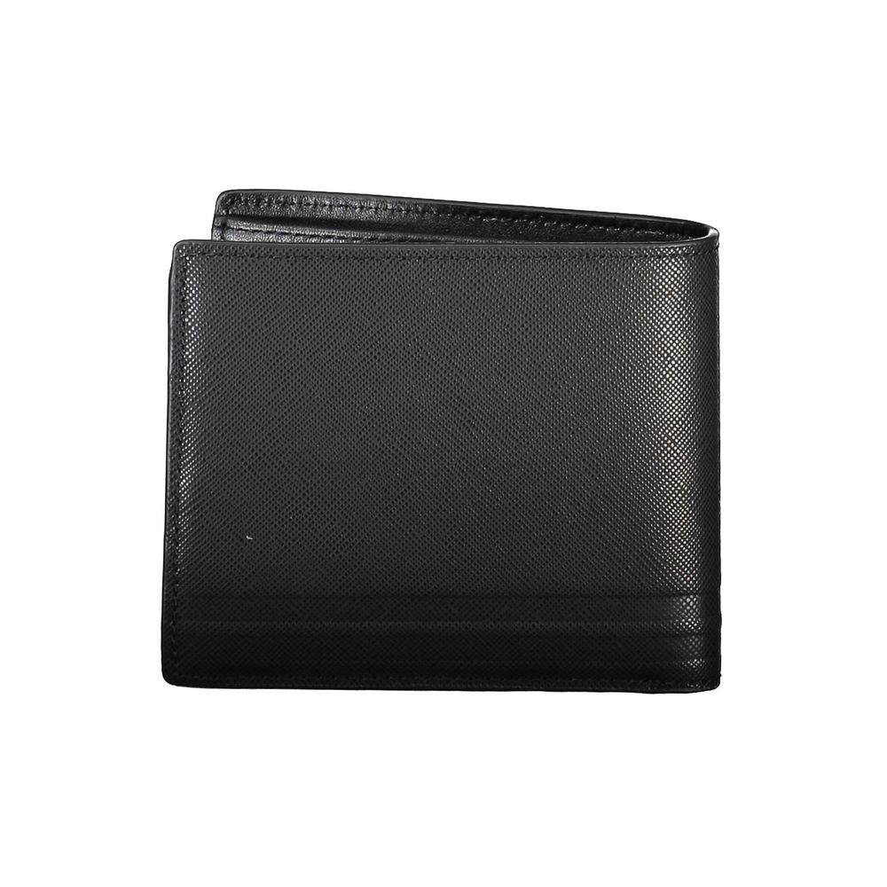 Portefeuille homme en cuir noir Tommy Hilfiger