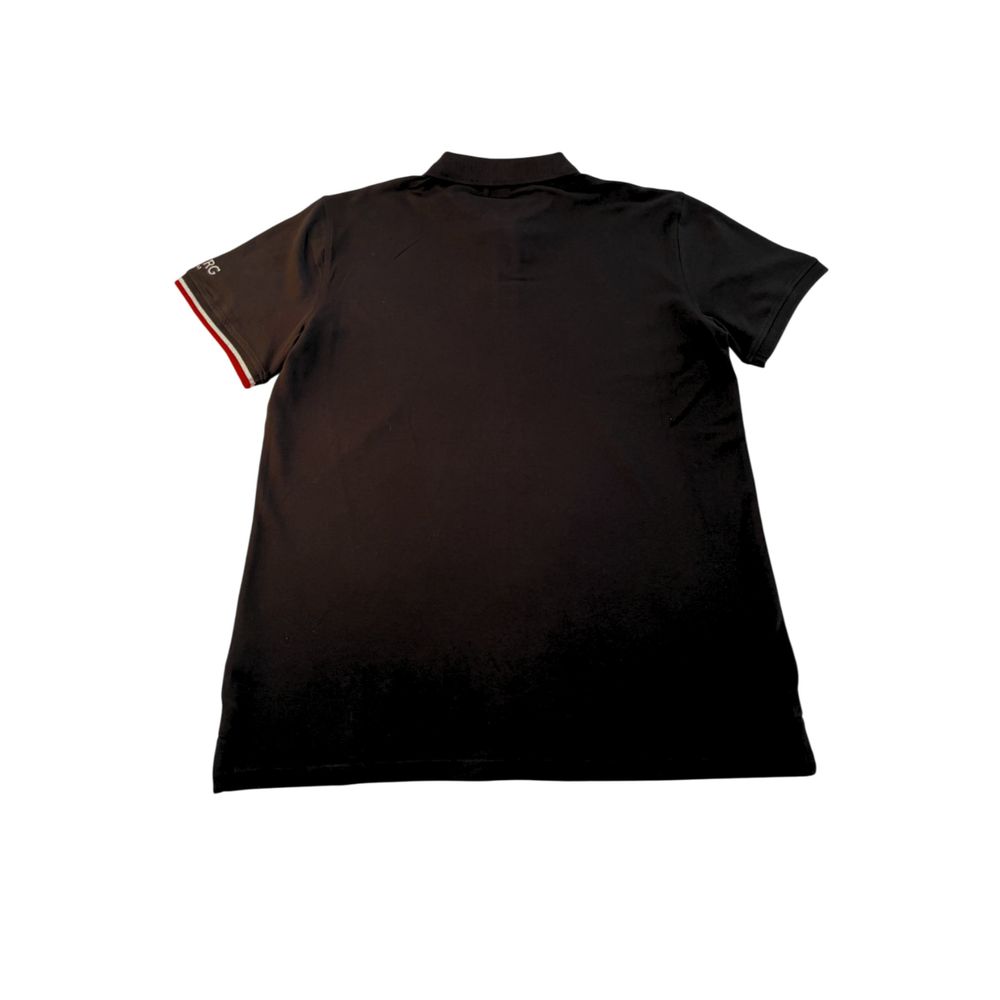 Polo Iceberg en coton noir pour homme