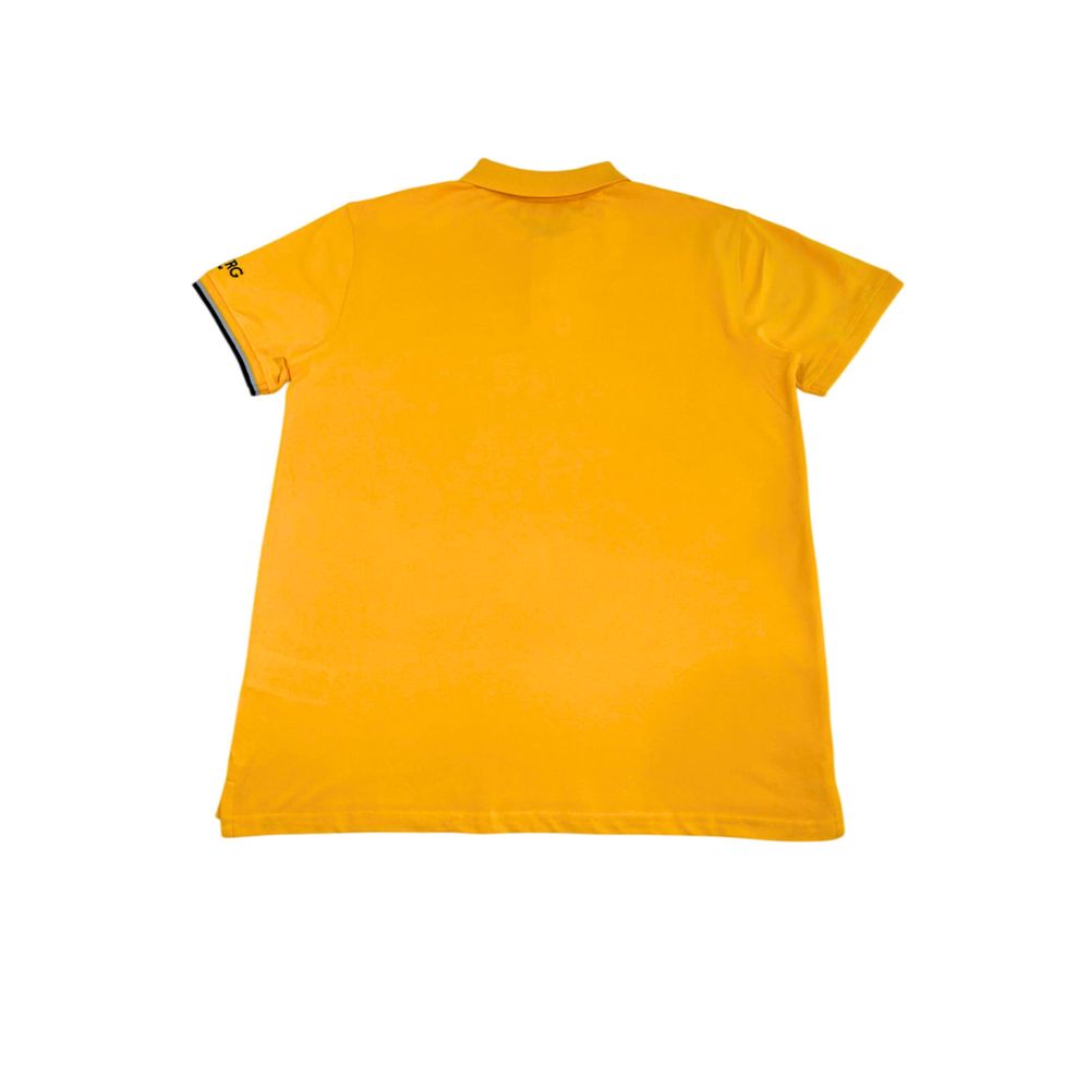 Polo homme en coton jaune iceberg