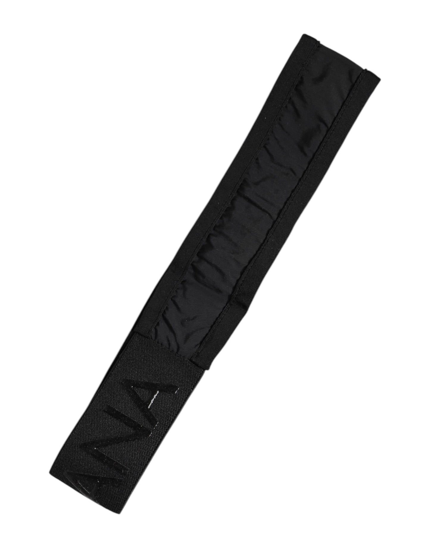 Bonnet en tricot de nylon noir avec logo DG Dolce & Gabbana pour homme