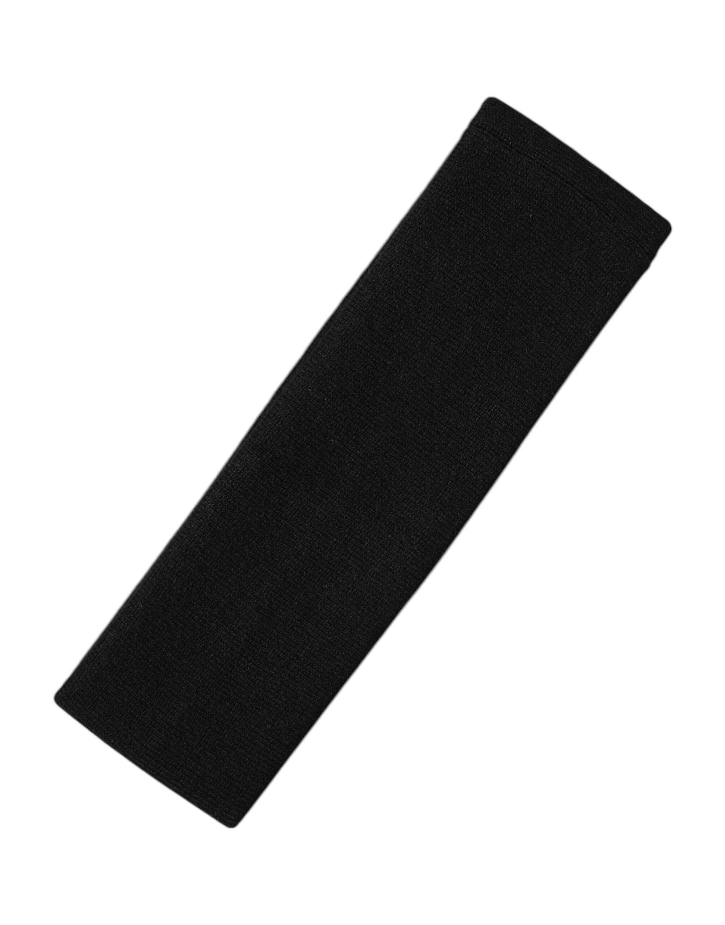 Bonnet bandeau en cachemire noir Dolce & Gabbana pour femme