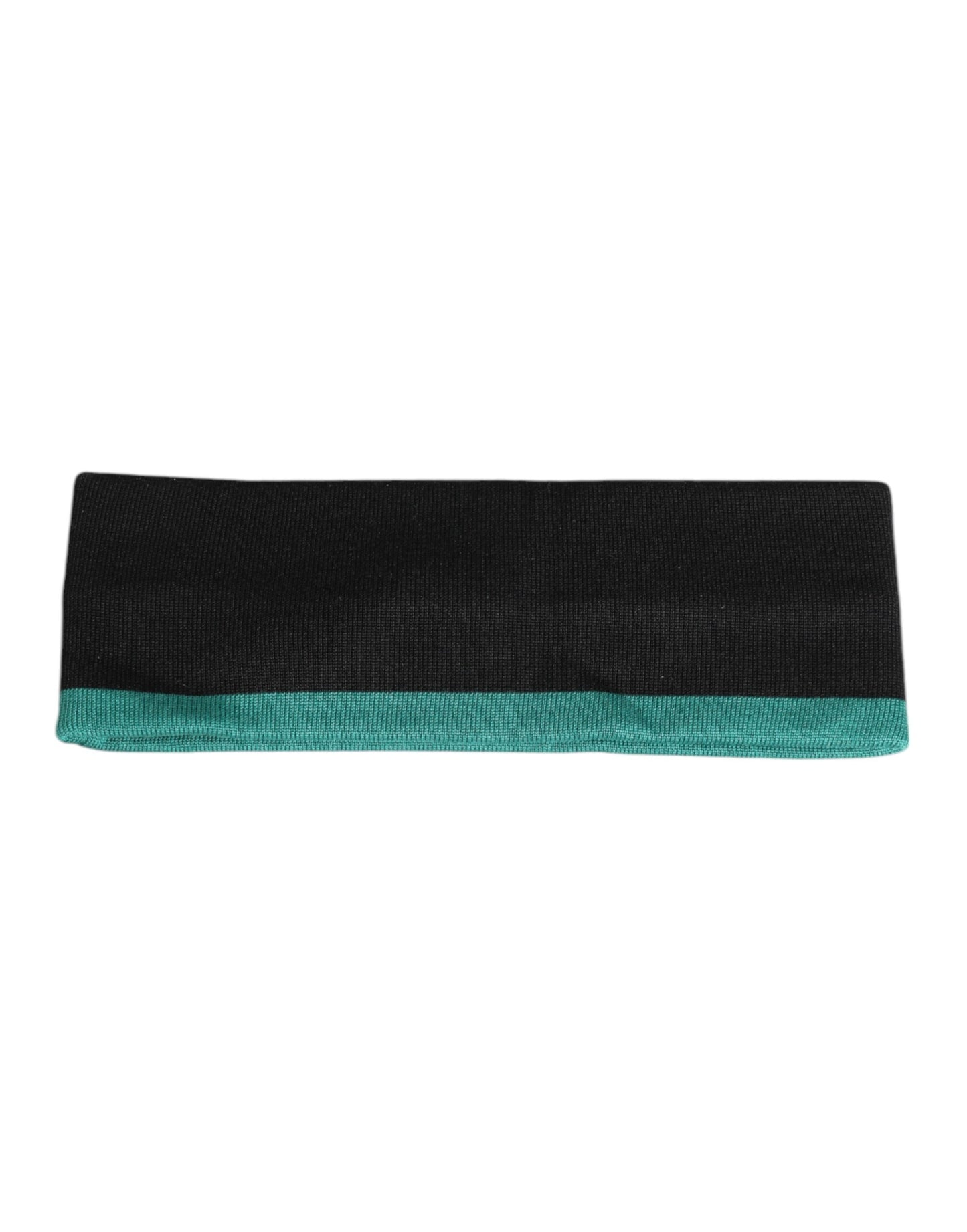 Chapeau bandeau en tricot de soie noire Dolce & Gabbana DG Queen