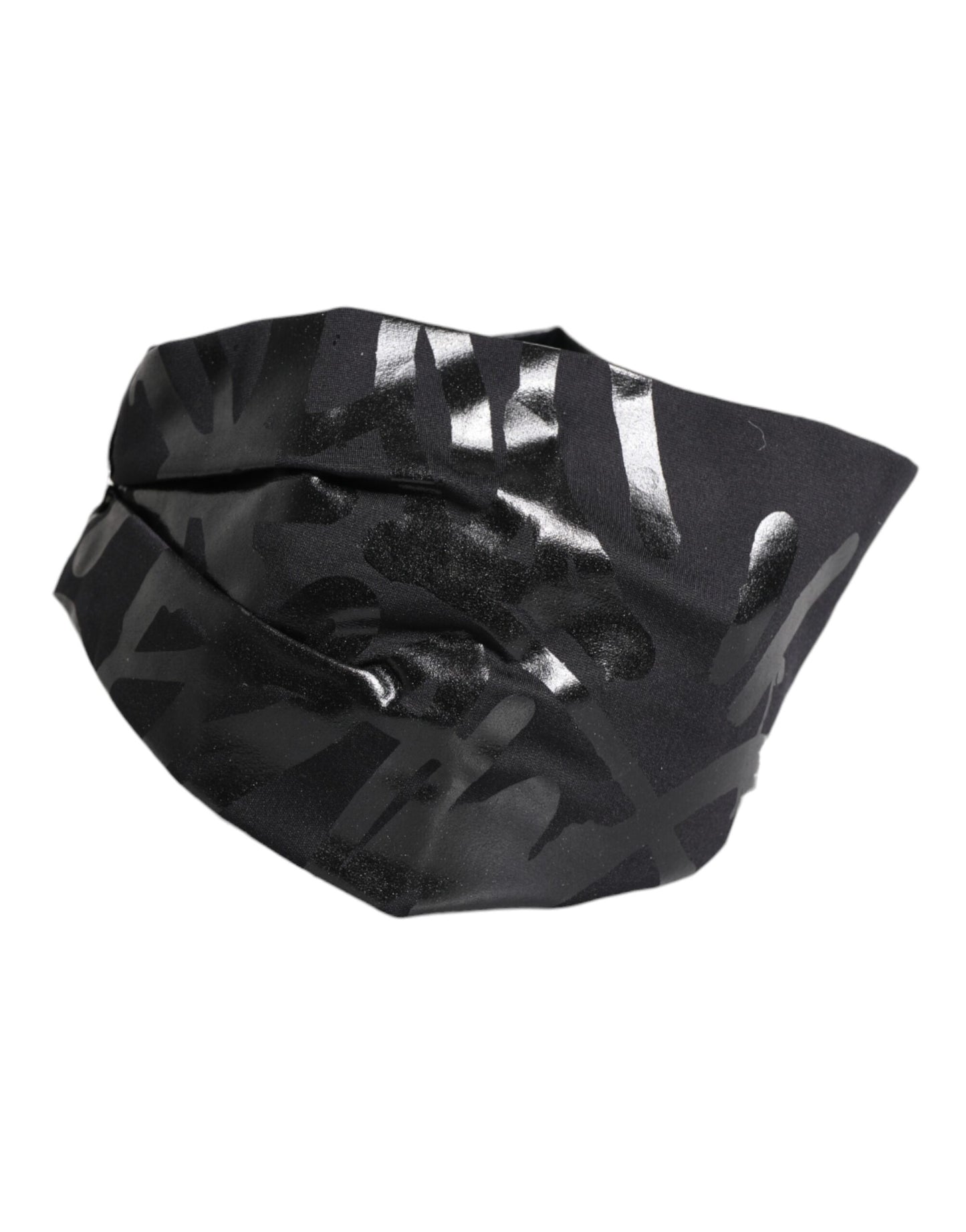 Casquette Dolce & Gabbana en nylon extensible noir avec logo DG