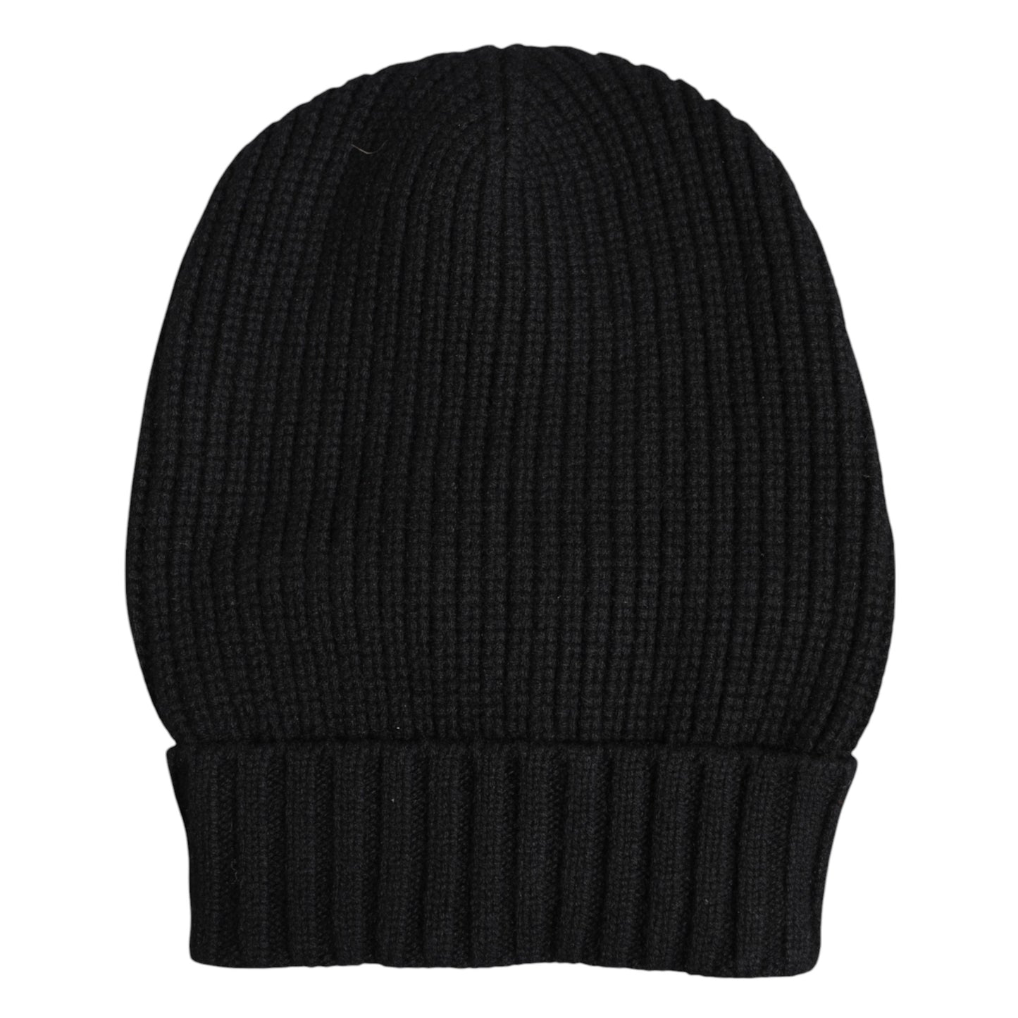 Bonnet d'hiver tricoté en cachemire noir Dolce & Gabbana