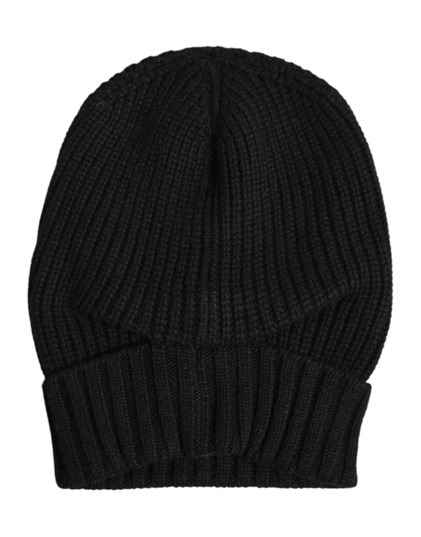 Bonnet d'hiver tricoté en cachemire noir Dolce & Gabbana