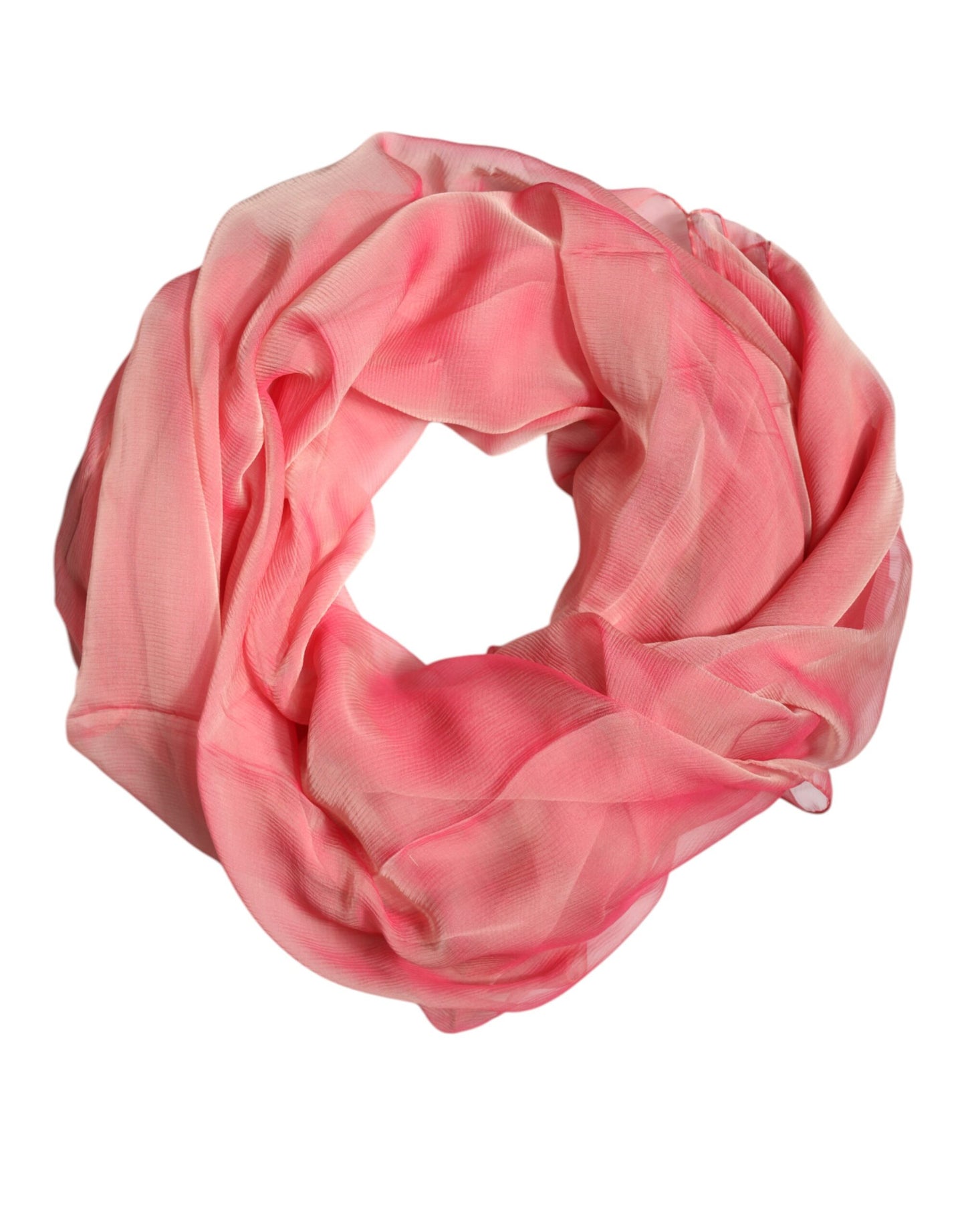 Dolce & Gabbana Pink Silk Rectangle Women Wrap Shawl Scarf by Dolce & Gabbana