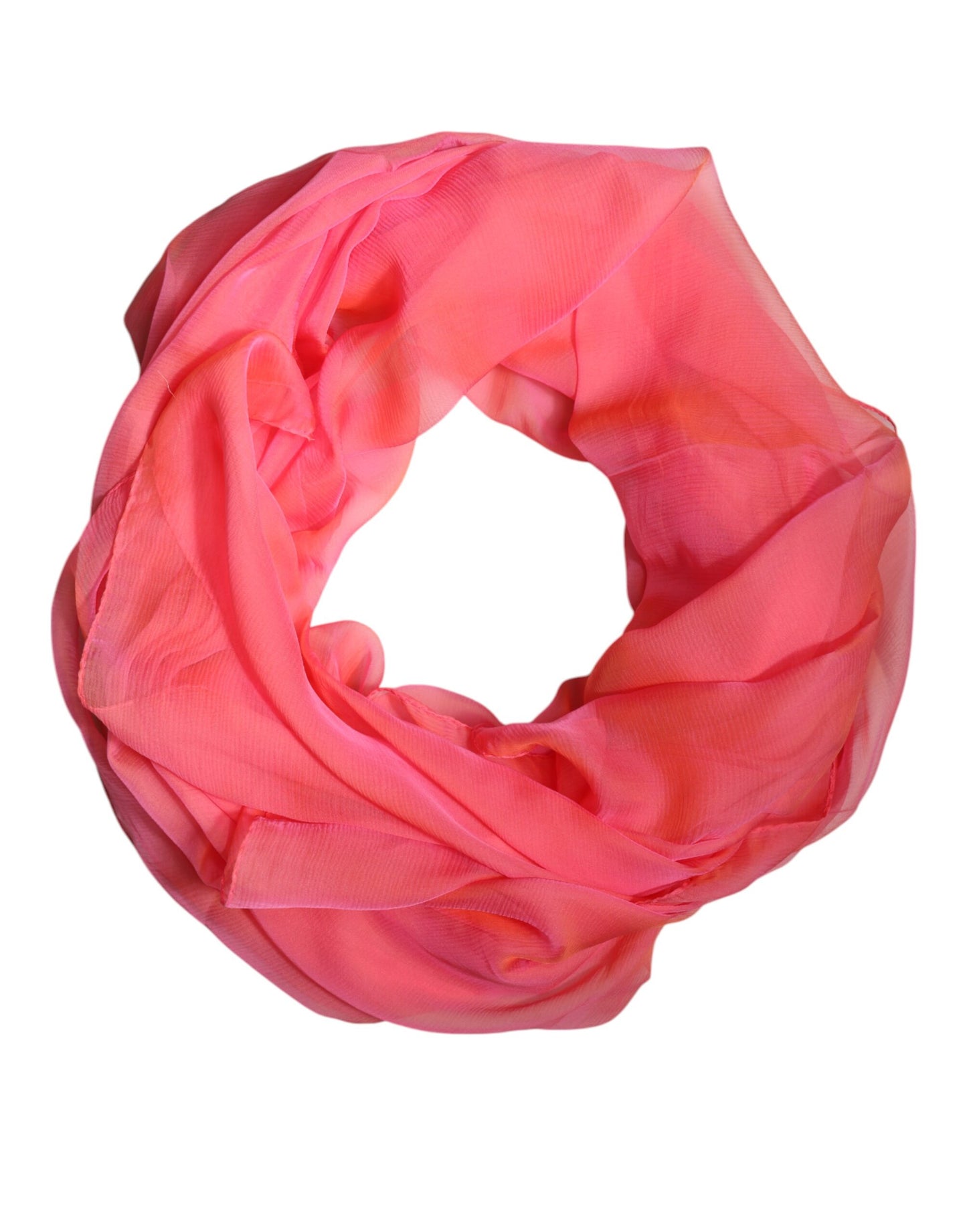 Dolce & Gabbana Pink Silk Rectangle Women Wrap Shawl Scarf by Dolce & Gabbana