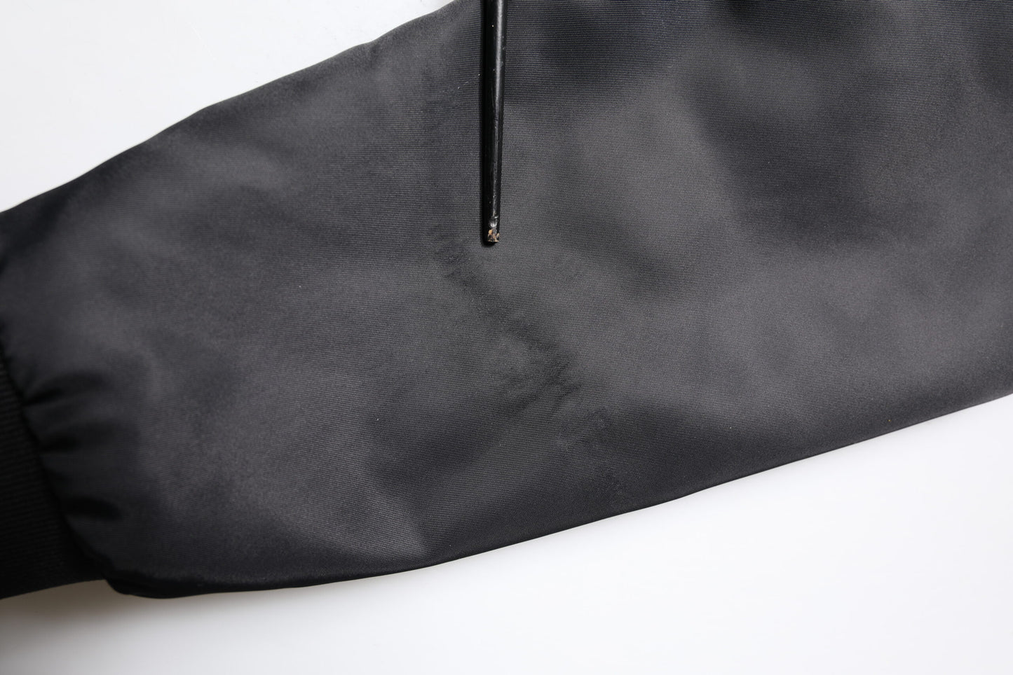 Veste motard entièrement zippée en cuir d'agneau noir Dolce & Gabbana